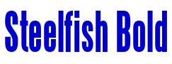Steelfish Bold font